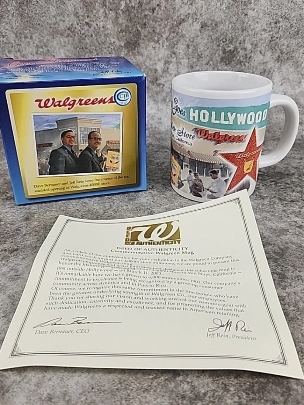 Walgreens Commemorative Mug - 4000th Store - New in Box - Authenticated